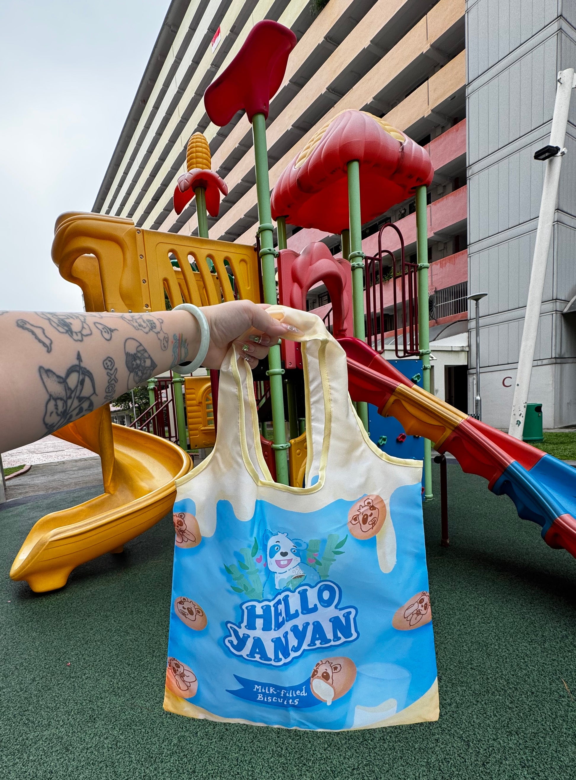 Singapore Snacks Eco Shopping Bag