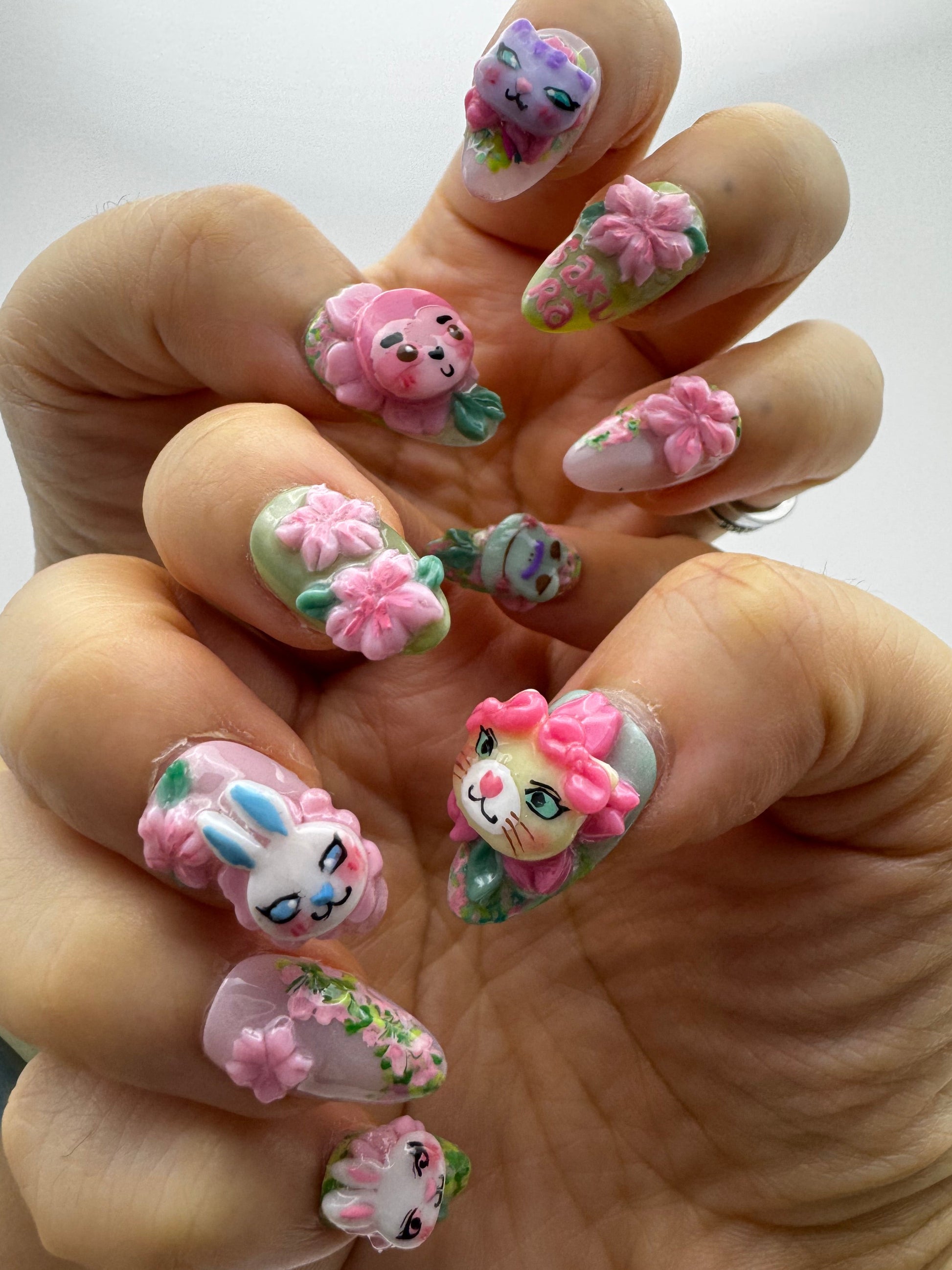 [PO] Cherry Blossom Szn Press-on Nails
