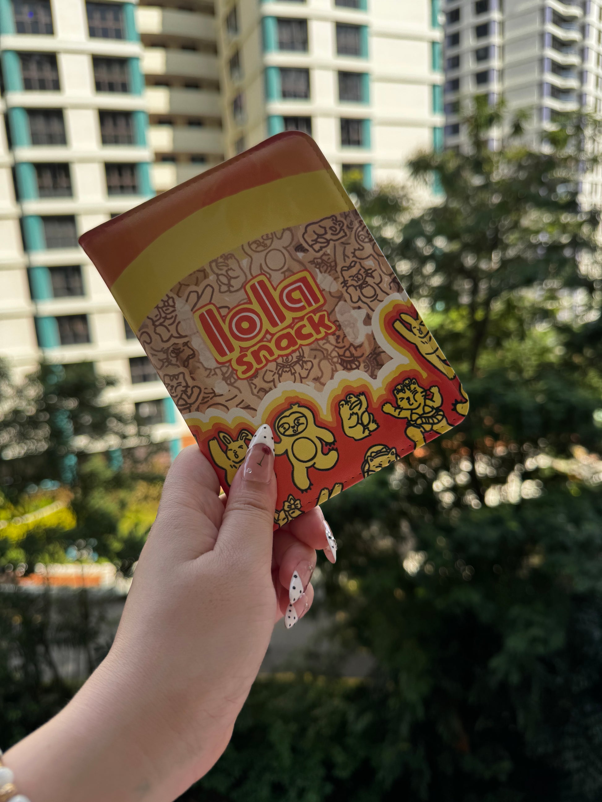 Pocket Snack Passport Holder/Travel Wallet