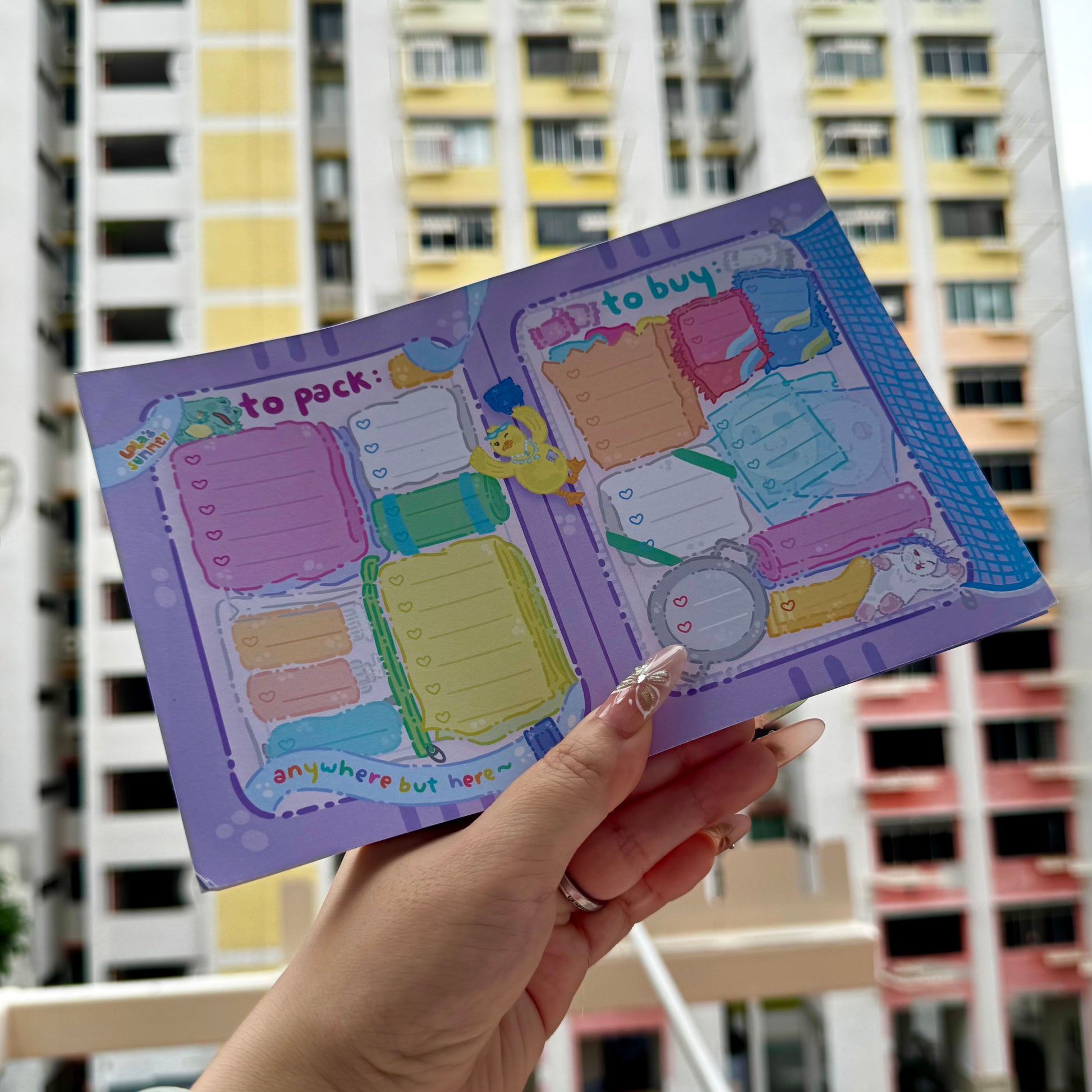 Vacation Checklist A5 Memo Pad