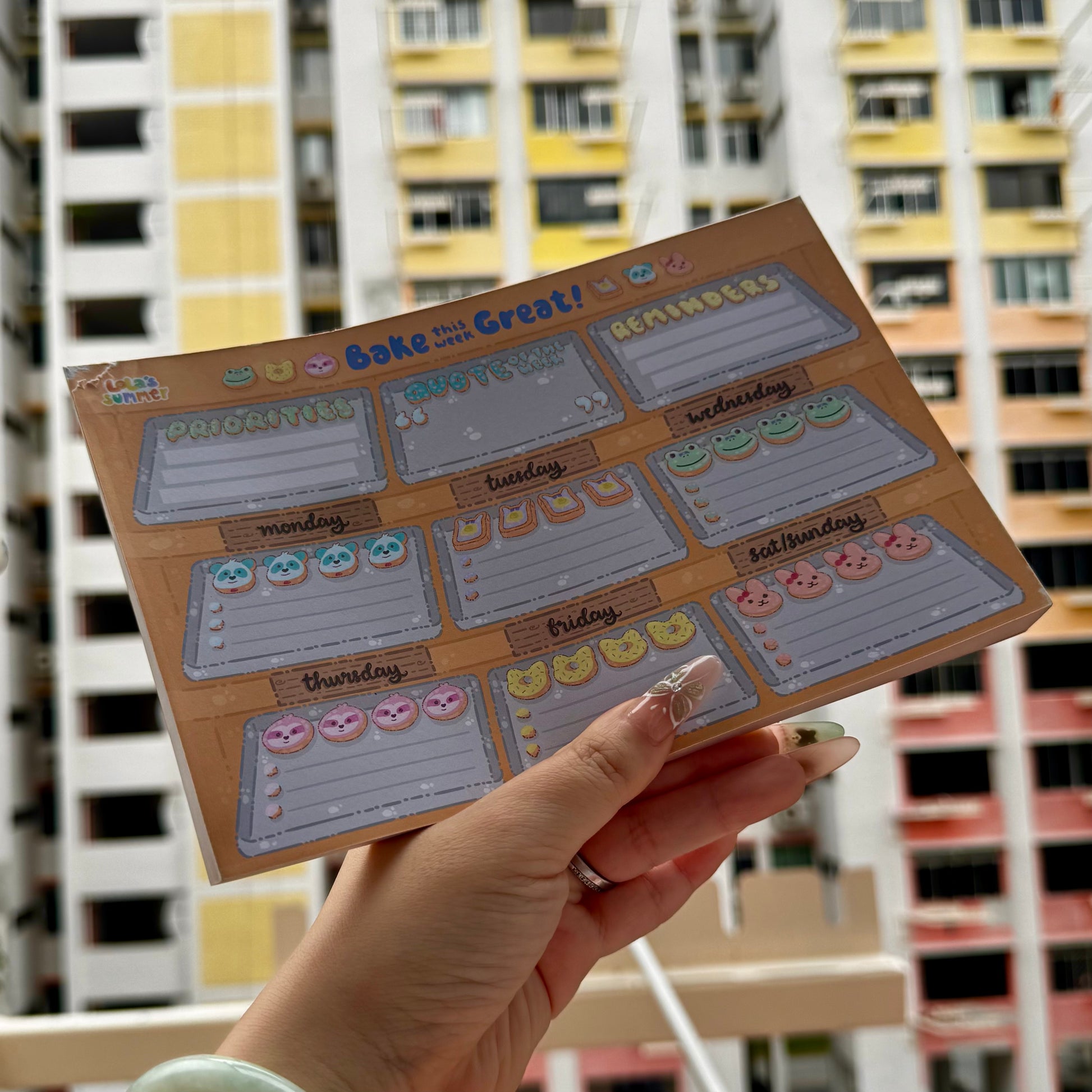 Bake this Week Great A5 Memo Pad