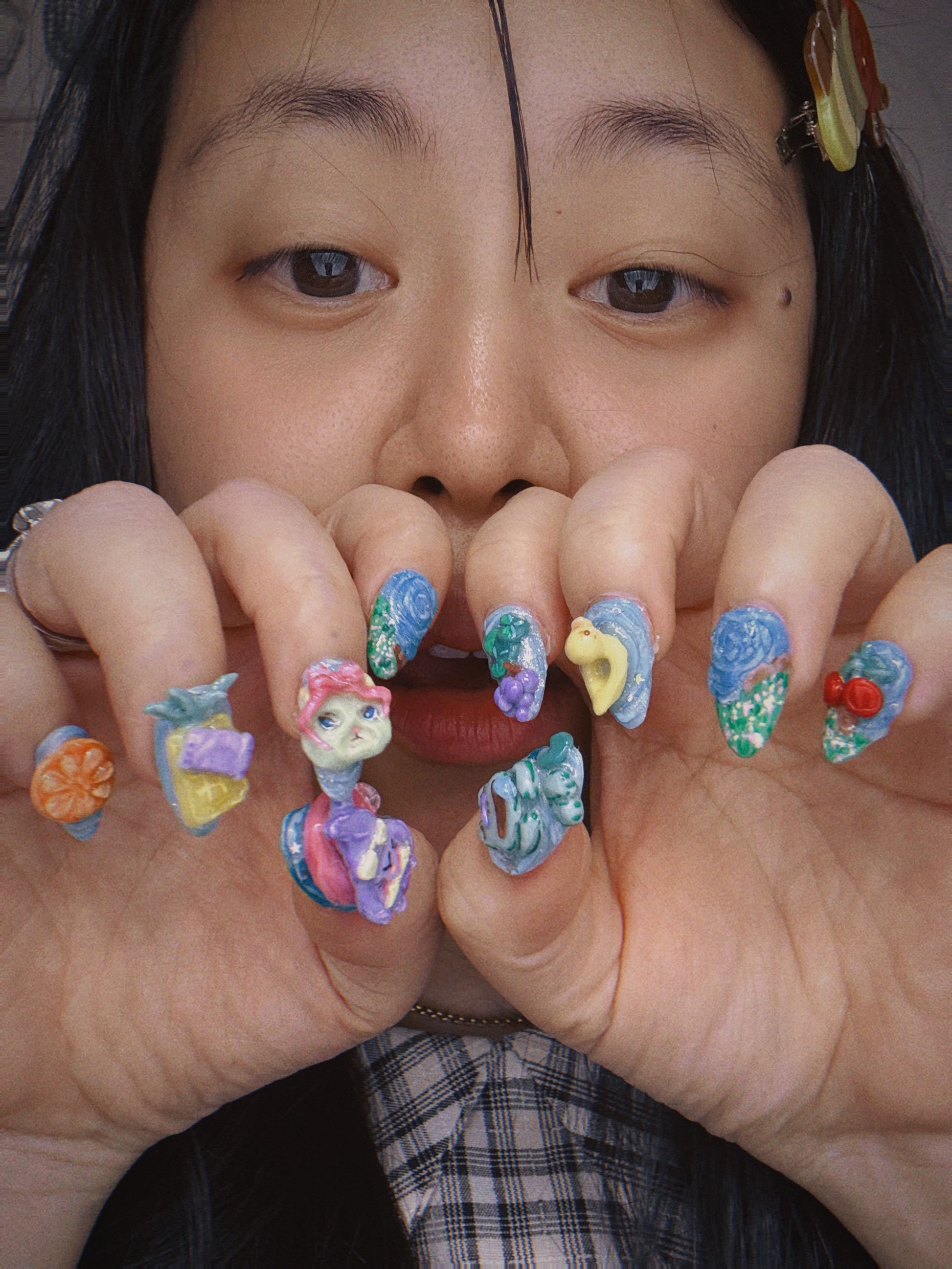 [PO] Summer Pool Party Press-on Nails