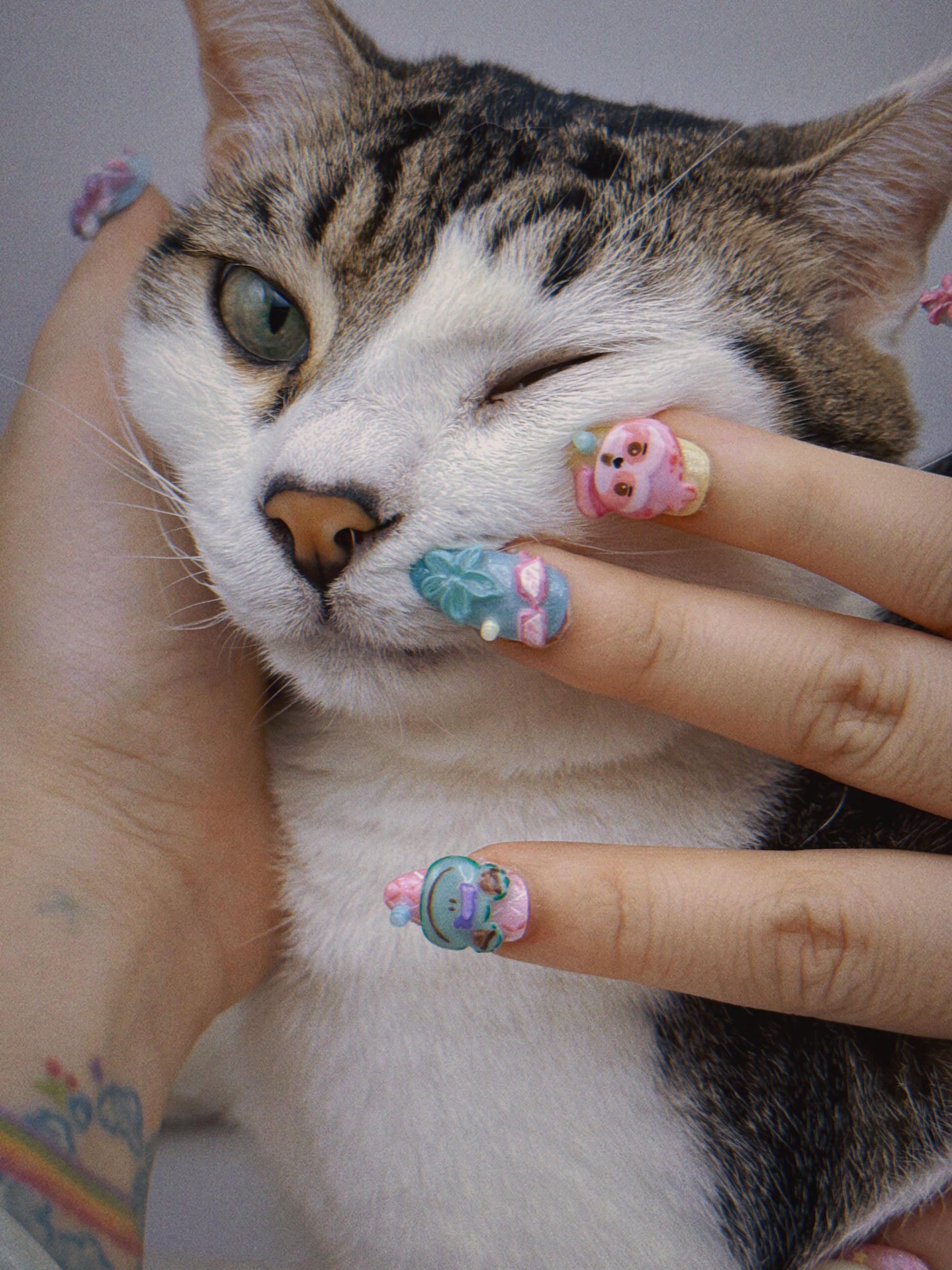 [PO] Into the Whimsy Clouds Press-on Nails