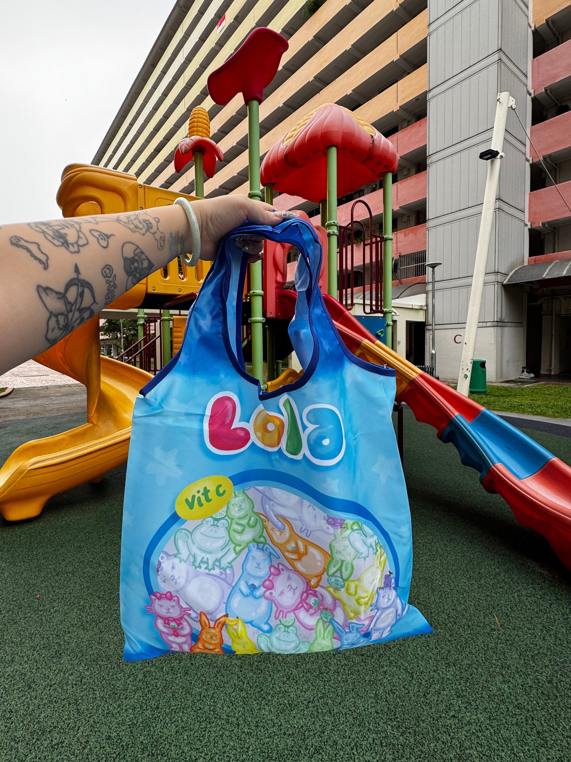 Singapore Snacks Eco Shopping Bag