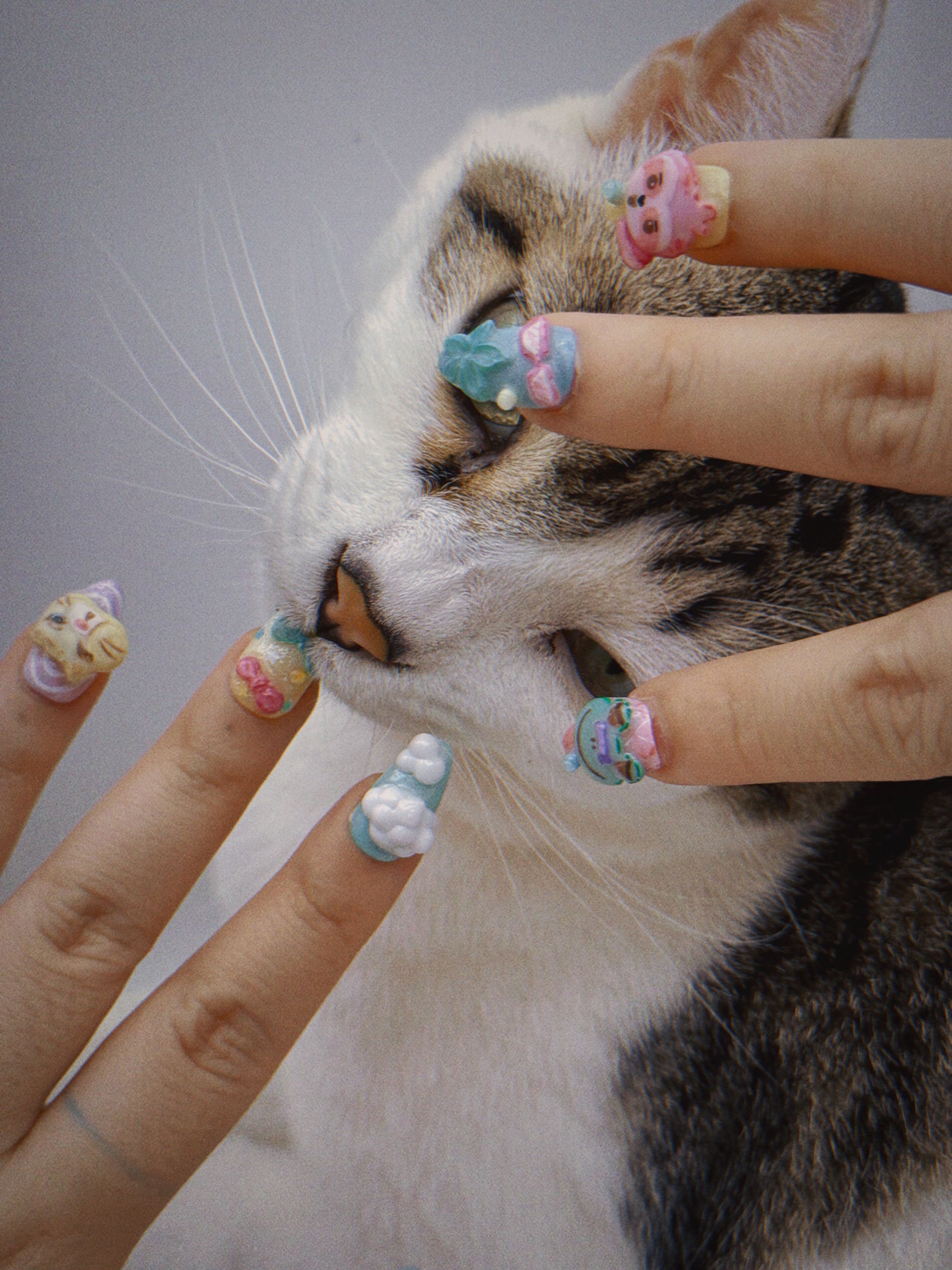 [PO] Into the Whimsy Clouds Press-on Nails