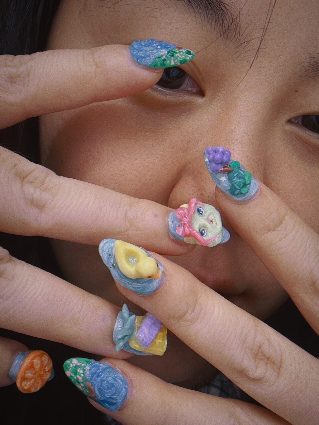 [PO] Summer Pool Party Press-on Nails