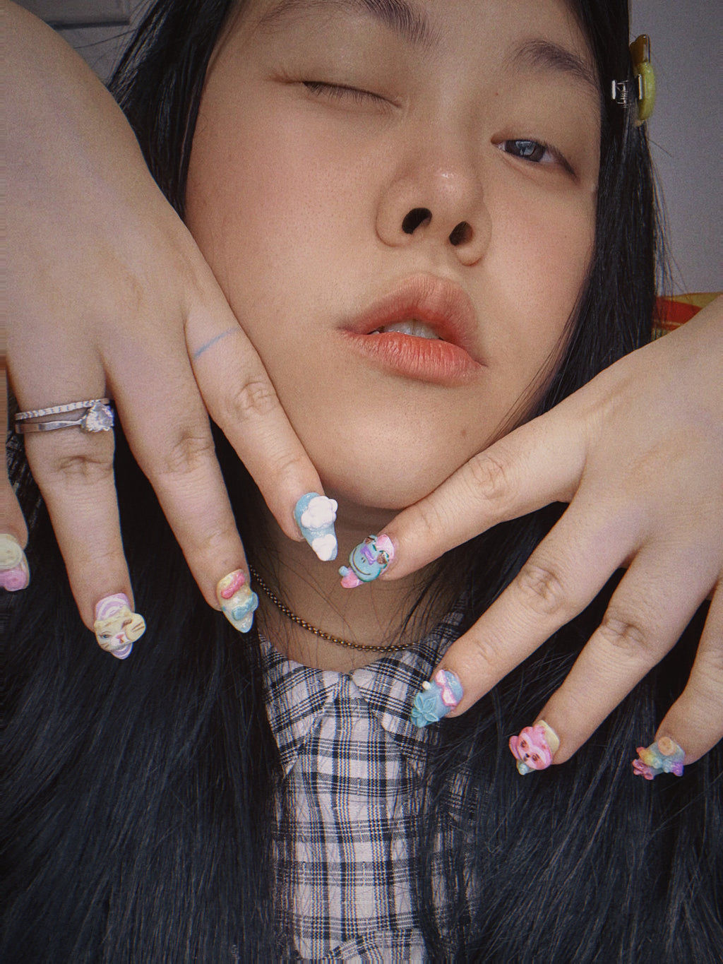 [PO] Into the Whimsy Clouds Press-on Nails