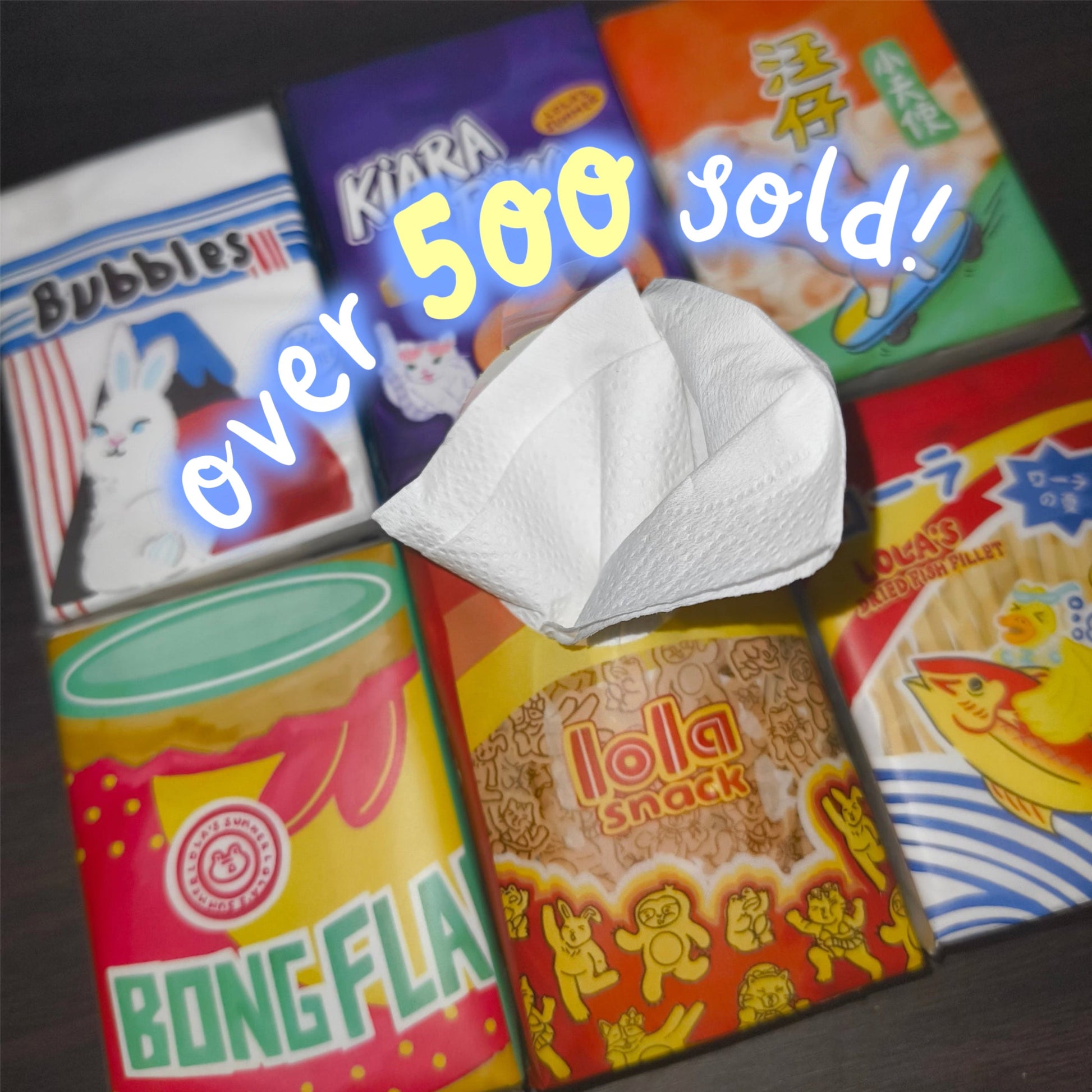 Chope! Snacks Tissue Pack Set