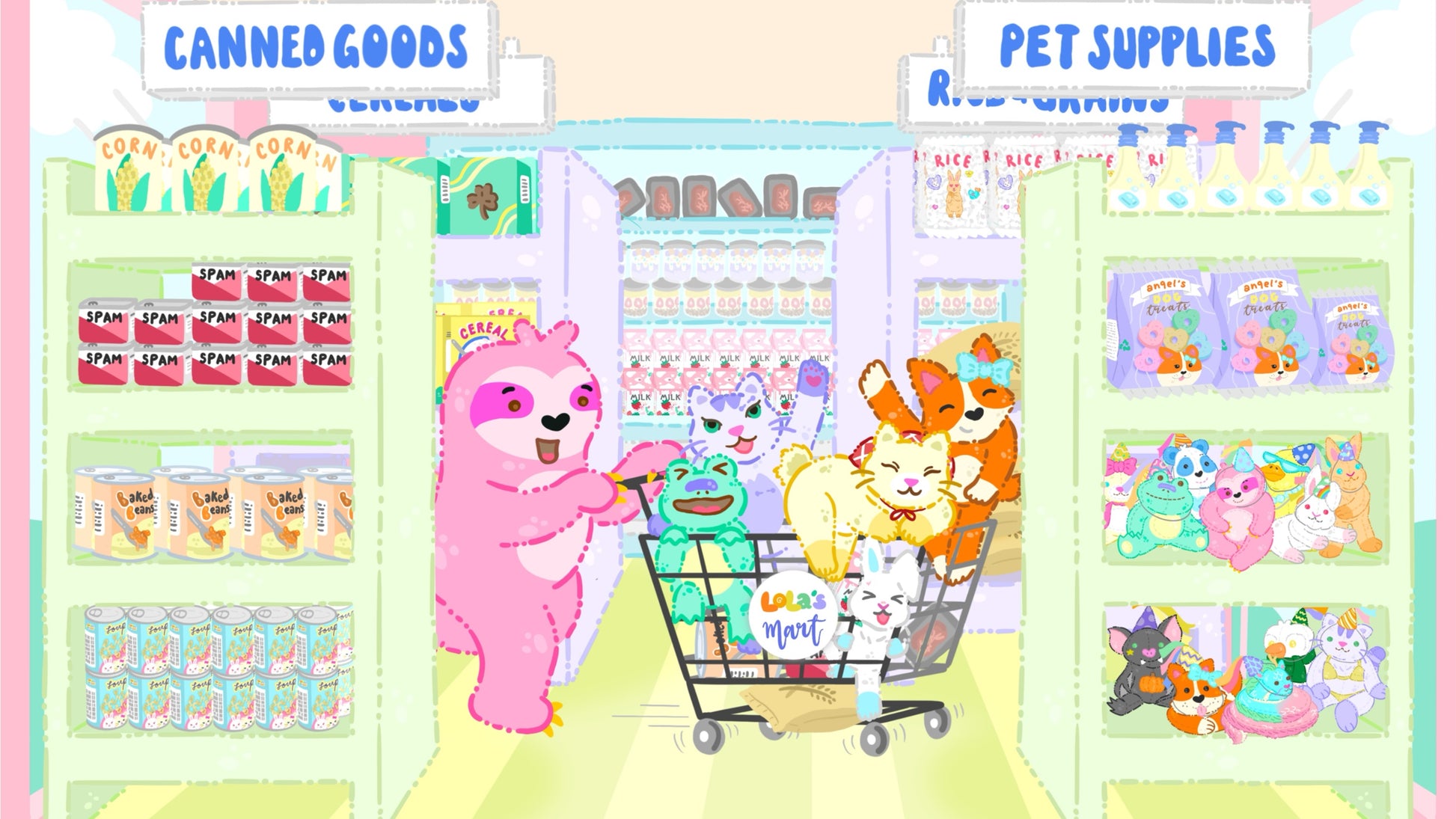 [PO] Lola’s Supermarket Press-on Nails