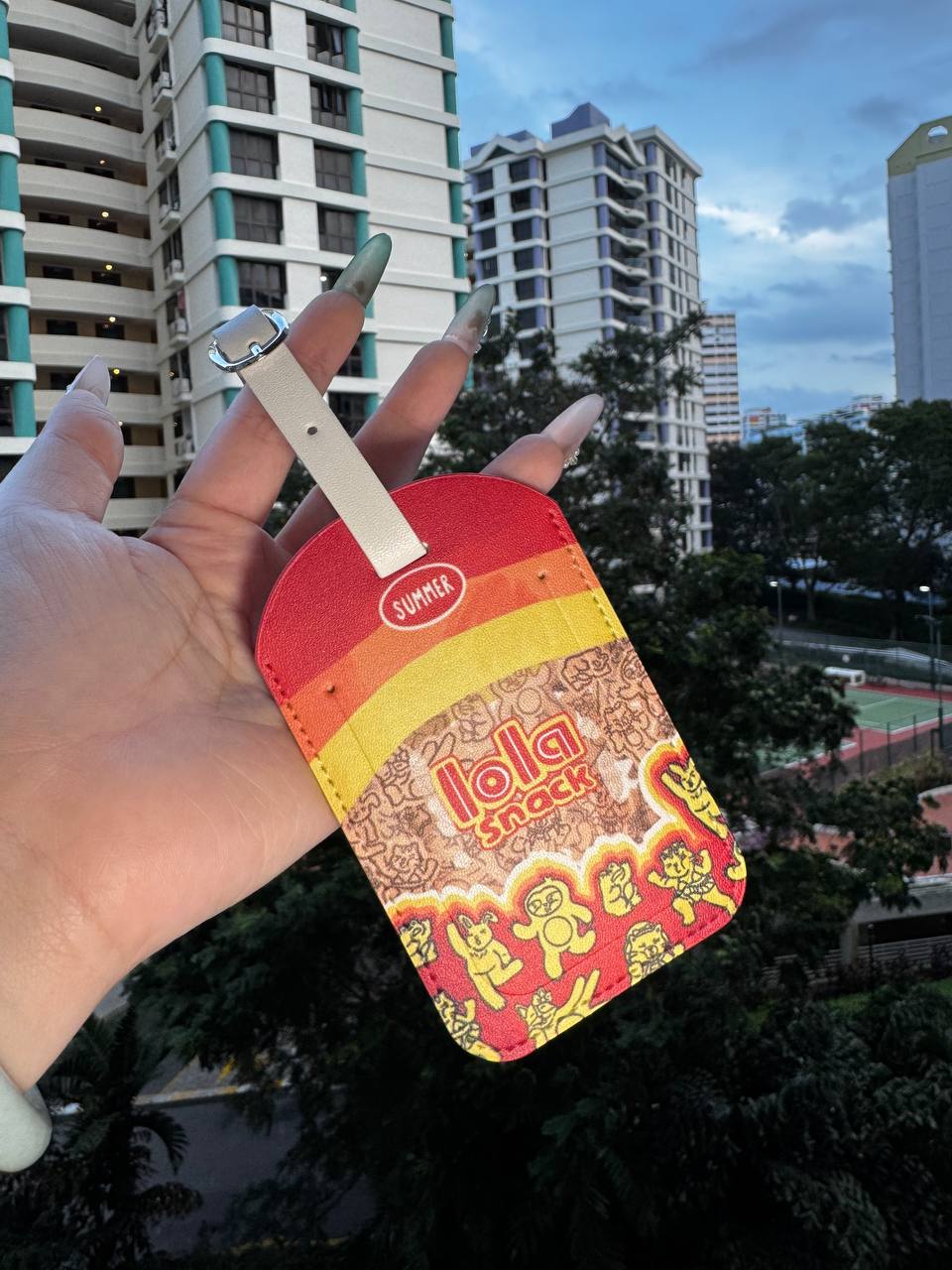 Pocket Snack Luggage Tag