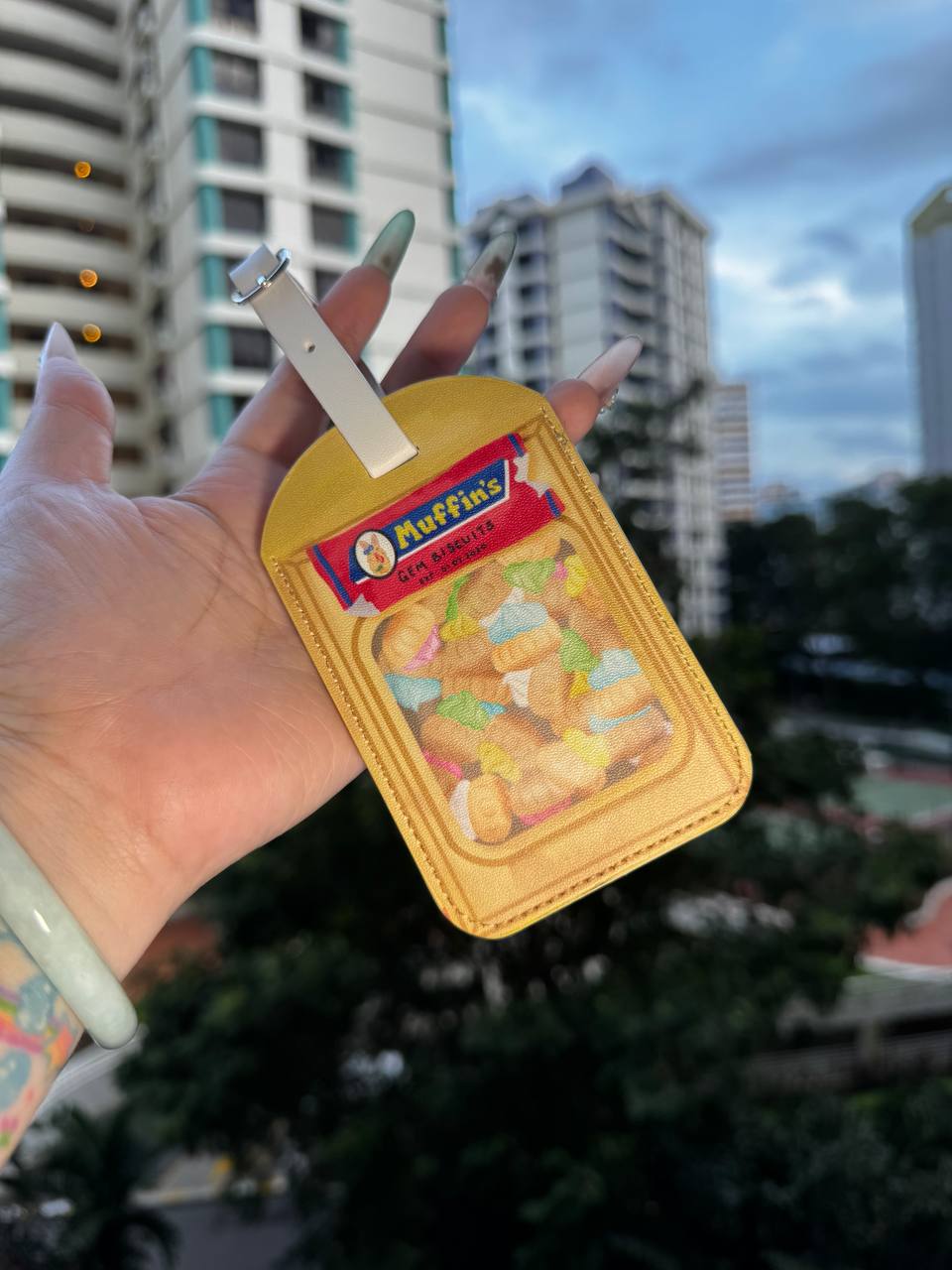 Pocket Snack Luggage Tag