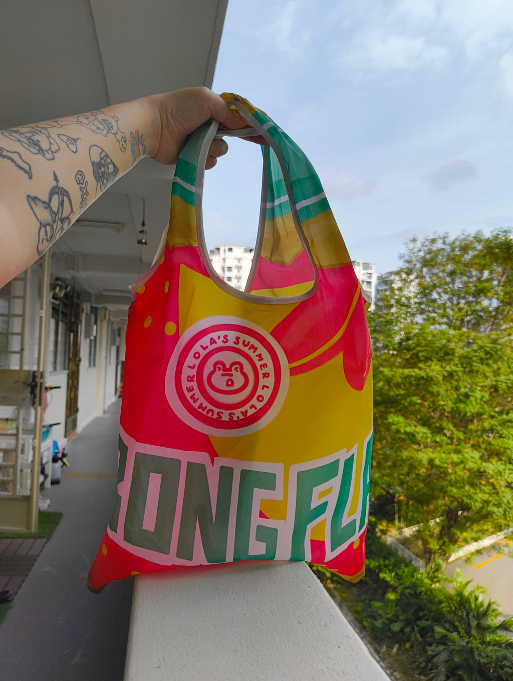 [PO] Singapore Snacks Eco Shopping Bag