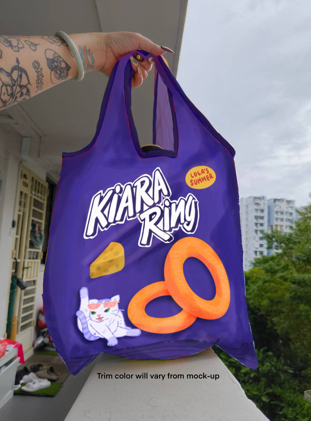 [PO] Singapore Snacks Eco Shopping Bag