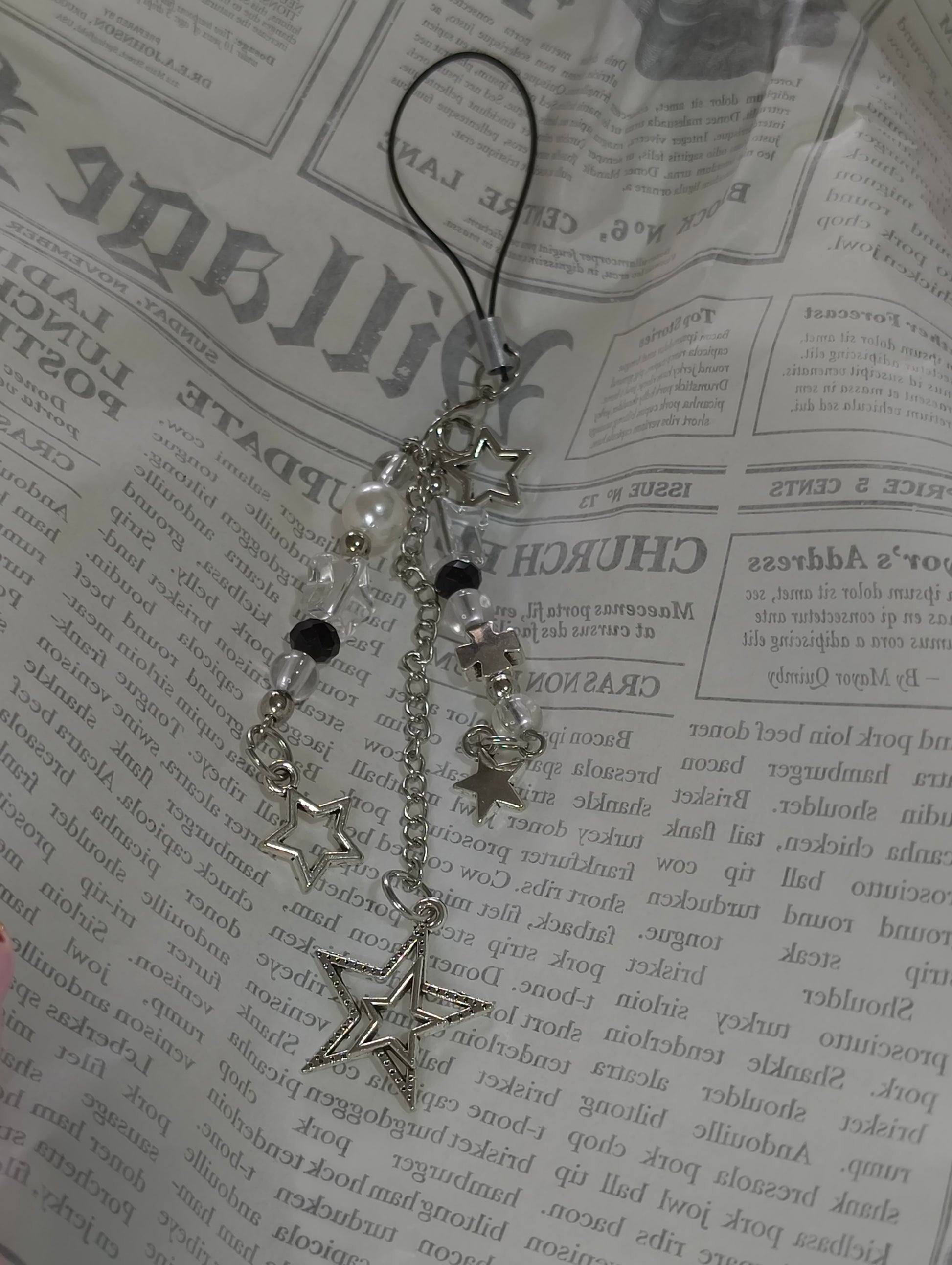 Claw Trinket - Y2K stars triple keychain