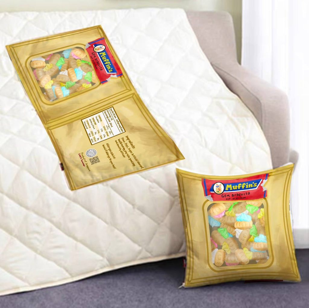 [PO] Nostalgic Snacks Pillow Blanket