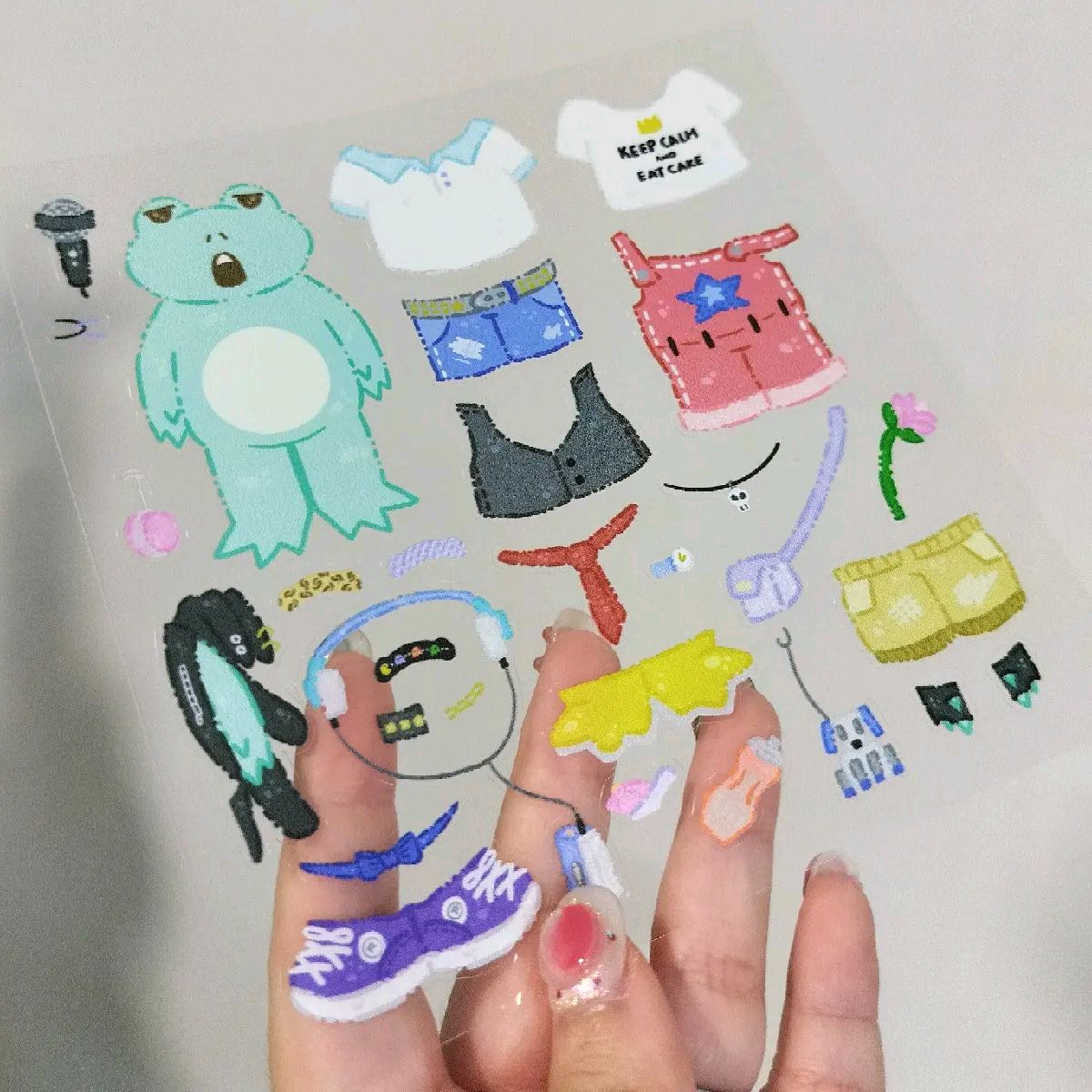 Bing Bong Y2K Dress Up Sticker Sheet