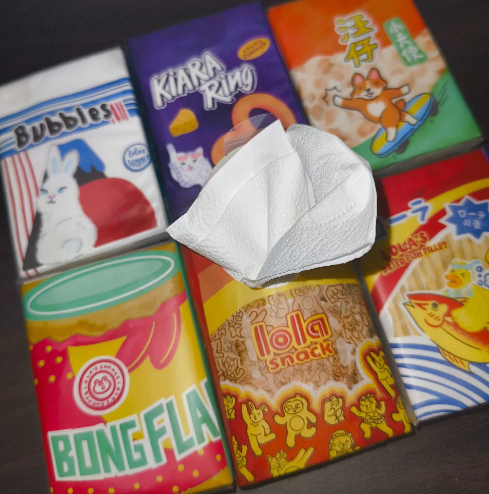 Chope! Snacks Tissue Pack Set